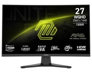 Monitor MAG 275CQF E18 27 cali LED/WQHD/LED/Curved/180Hz/czarny