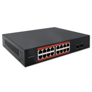 Przełącznik sieciowy SWITCH Gigabit Ethernet PoE | 16x RJ45 | 2x SFP | 1000 Mb/s
