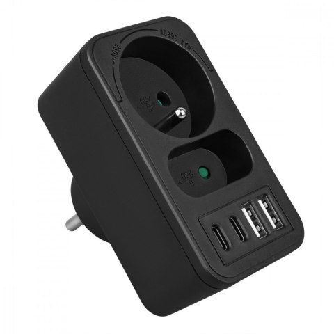 Rozdzielacz na 2 gniazda MCE249 F/B