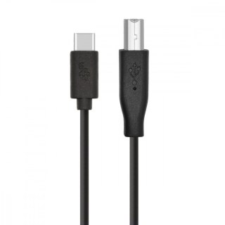 Kabel USB CM-BM 1.8m czarny drukarkowy