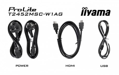 Monitor 24 cale T2452MSC-W1AG FHD,10PKT, POJ, IPS, HDMI, DP, 400cd, biały