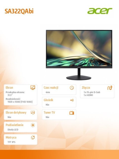 Monitor 32 cale SA322QAbi