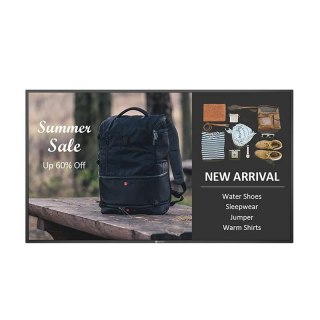 Monitor 65 cali QM-6502 4K UHD IPS 400cd/m2 4000:1