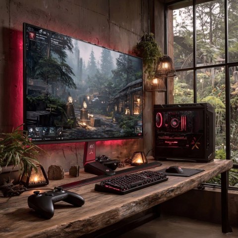 Uchwyt stojak gamingowy do monitora RS167
