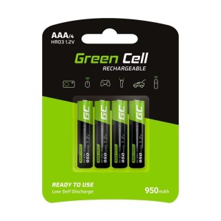 Akumulatorki Paluszki 4x AAA HR03 950mAh