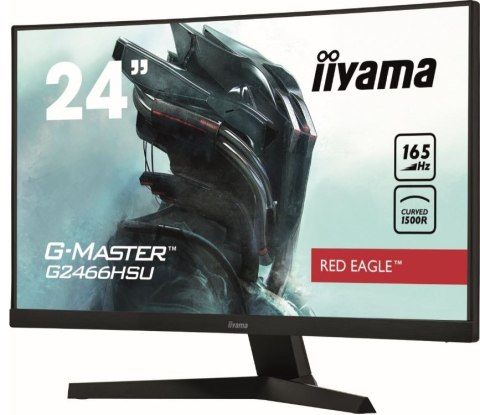 Monitor 23.6 cale G2466HSU-B1,FHD,VA,165HZ,1500R,1MS,DP,HDMIx2,USBx2 Monitor 23.6 cale G2466HSU-B1,FHD,VA,165HZ,1500R,1MS,DP,HDMIx2,USBx2