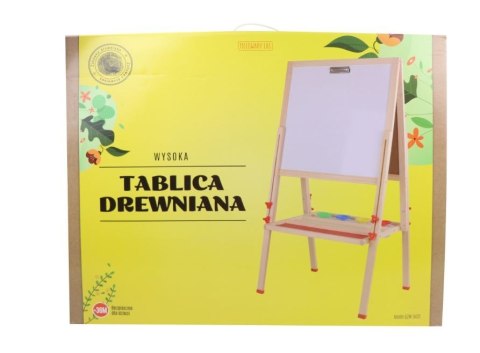 Drewniana tablica wysoka z akcesoriami Drewniana tablica wysoka z akcesoriami