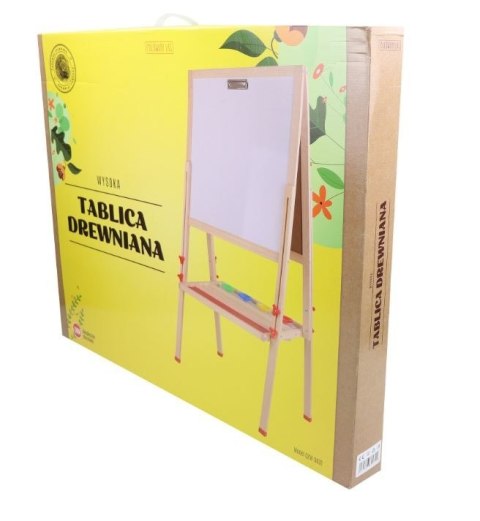 Drewniana tablica wysoka z akcesoriami Drewniana tablica wysoka z akcesoriami