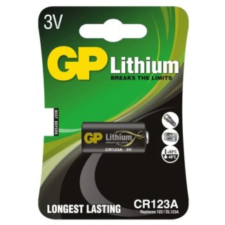 Bateria CR123 (foto litowa) GP blister 1 szt.