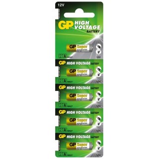 Baterie do pilota samochodowego GP 27A MN27 blister 5 szt.
