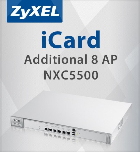 Licencja E-iCard + 8 AP do NXC5500 Licencja E-iCard + 8 AP do NXC5500