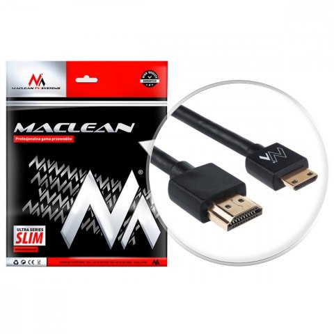 Przewód HDMI-miniHDMI 1m SLIM MCTV-711 Przewód HDMI-miniHDMI 1m SLIM MCTV-711