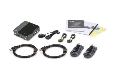 Przełącznik KVM 2-Port USB 4K DP/Audio Przełącznik KVM 2-Port USB 4K DP/Audio