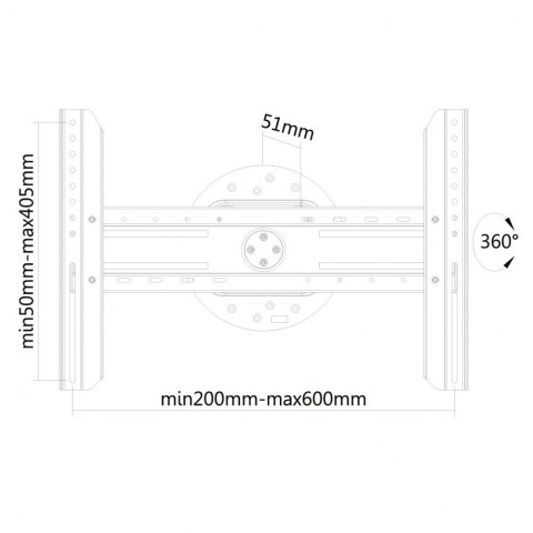 Uchwyt ścienny LFD Pivot LED-WR100 37-75cale 200x200-600x400 50kg Wysięg 0-5cm Pivot 360stopni Uchwyt ścienny LFD Pivot LED-WR100 37-75cale 200x200-600x400 50kg Wysięg 0-5cm Pivot 360stopni