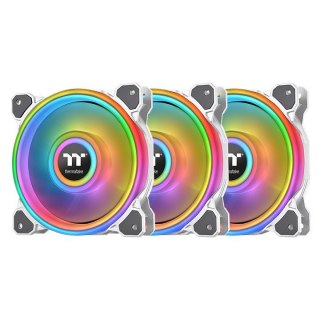 Wentylator - Riing Quad 12 RGB Radiator Fan TT Premium Edition 3pack Biały