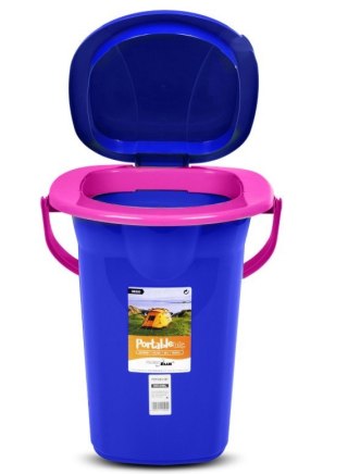 Toaleta turystyczna GB320BR granatowo-różowa
