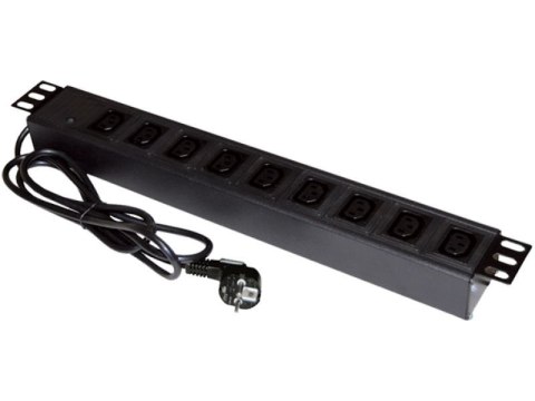 Listwa zasilająca 19" 9xC13 wtyk CEE 7/7 Listwa zasilająca 19" 9xC13 wtyk CEE 7/7
