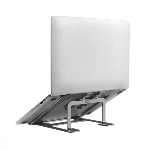 Podstawka pod laptop aluminiowa Ergo Office ER-416G Szara Podstawka pod laptop aluminiowa Ergo Office ER-416G Szara