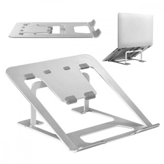 Podstawka pod laptop aluminiowa Ergo Office ER-416S Srebrna