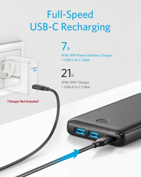 Powerbank PowerCore III 20 000 Czarny Powerbank PowerCore III 20 000 Czarny