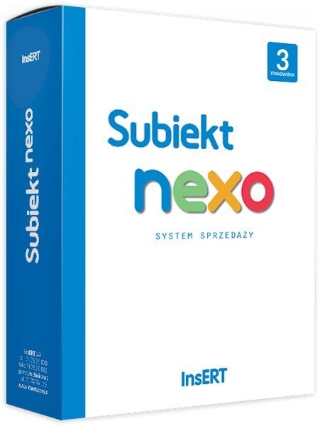 Oprogramowanie Subiekt NEXO 3 stanowiska SN3LE Oprogramowanie Subiekt NEXO 3 stanowiska SN3LE