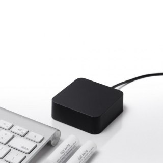 Aaden biurkowa ładowarka baterii 2x AA USB czarna