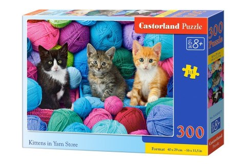 Puzzle 300 elementów Kotki w kłębkach wełny Puzzle 300 elementów Kotki w kłębkach wełny
