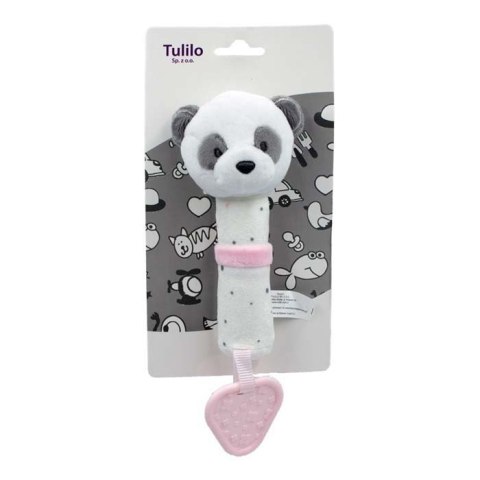 Zabawka z dźwiękiem - Panda różowa 16 cm Zabawka z dźwiękiem - Panda różowa 16 cm