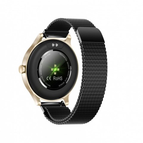 Smartwatch Classy złoto-czarny stalowy Smartwatch Classy złoto-czarny stalowy
