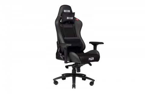 Krzesło NLR ProGaming Czarna skóra i zamsz