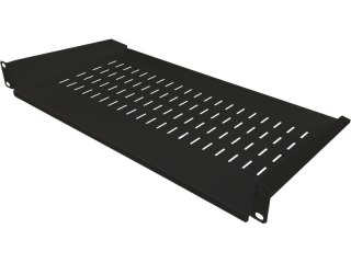 Półka stała 19 cali 1U głębokość 250mm Czarna