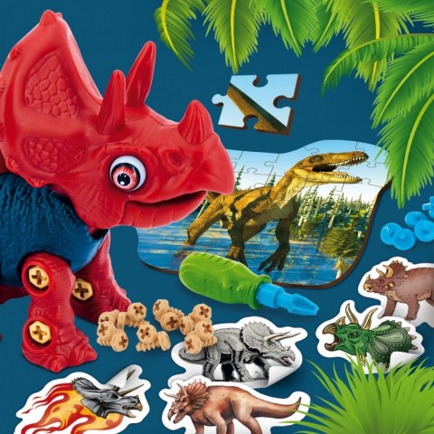Zestaw konstrukcyjny I'm A Genius Dino Steam - Triceratops Zestaw konstrukcyjny I'm A Genius Dino Steam - Triceratops
