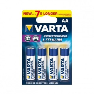 Baterie litowe R6 (AA) professional 4 sztuki