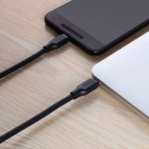 CB-CC1P OEM kabel USB-C - USB-C 1m 60W PD 3A 5Gbps 20V PVC czarny CB-CC1P OEM kabel USB-C - USB-C 1m 60W PD 3A 5Gbps 20V PVC czarny