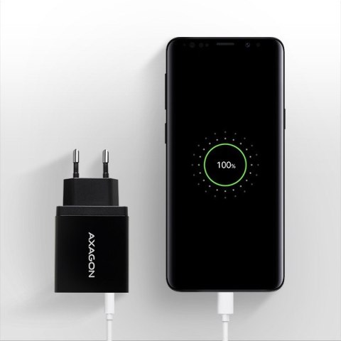 ACU-QC19 Ładowarka sieciowa, QC 19W, 1x port USB-A, QC3.0/AFC/FCP/SMART, czarna ACU-QC19 Ładowarka sieciowa, QC 19W, 1x port USB-A, QC3.0/AFC/FCP/SMART, czarna