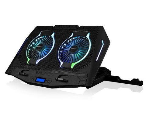 Podstawka chłodząca pod laptopa CF21 RGB SILENT FAN Czarna Podstawka chłodząca pod laptopa CF21 RGB SILENT FAN Czarna