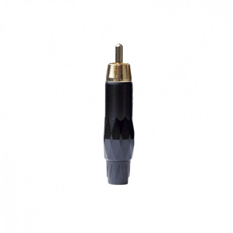 Wtyk RCA - RCA MB metalowy- zestaw 5 sztuk Czarny Wtyk RCA - RCA MB metalowy- zestaw 5 sztuk Czarny