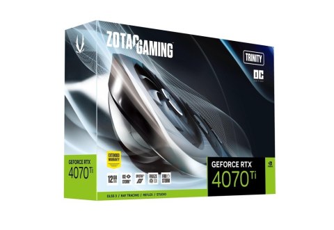 Karta graficzna GeForce RTX 4070 Ti TRINITY OC 12GB GDDR6X 192bit 3DP/HDMI Karta graficzna GeForce RTX 4070 Ti TRINITY OC 12GB GDDR6X 192bit 3DP/HDMI