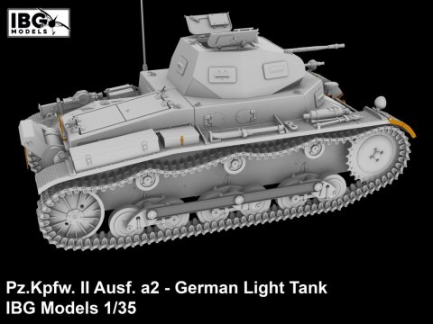Model plastikowy Pz.Kpfw II Ausf. a2 niemiecki czołg lekki 1/35 Model plastikowy Pz.Kpfw II Ausf. a2 niemiecki czołg lekki 1/35