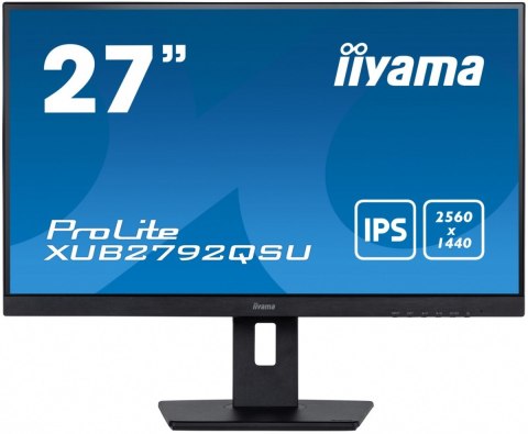 Monitor 27 cali XUB2792QSU-B5 IPS,QHD,HAS(150mm),DVI,HDMI,DP,USB Monitor 27 cali XUB2792QSU-B5 IPS,QHD,HAS(150mm),DVI,HDMI,DP,USB