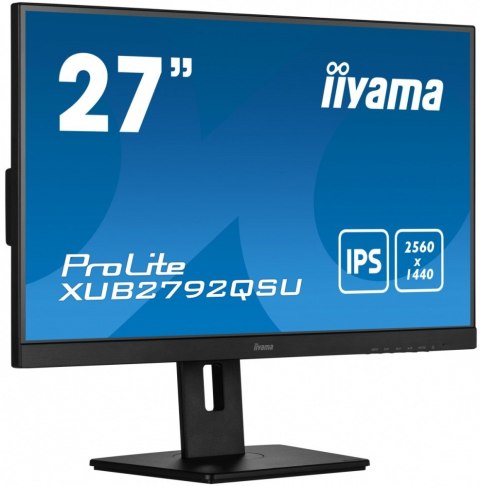 Monitor 27 cali XUB2792QSU-B5 IPS,QHD,HAS(150mm),DVI,HDMI,DP,USB Monitor 27 cali XUB2792QSU-B5 IPS,QHD,HAS(150mm),DVI,HDMI,DP,USB