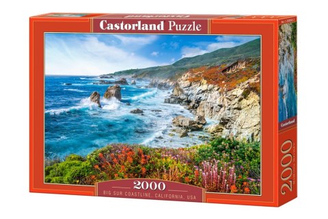 Puzzle 2000 elementów Zatoka Big Sur Kalifornia Puzzle 2000 elementów Zatoka Big Sur Kalifornia