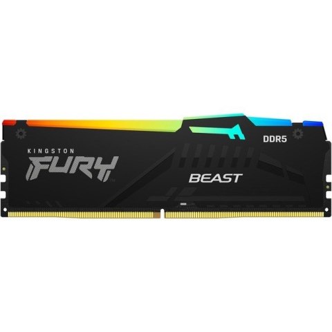 Pamięć DDR5 Fury Beast Black RGB 32GB(1*32GB)/5600 CL36 EXPO Pamięć DDR5 Fury Beast Black RGB 32GB(1*32GB)/5600 CL36 EXPO