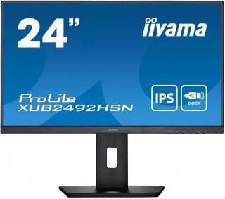 Monitor 24 cale XUB2492HSN-B5 IPS,USB-C Dock,HDMI,DP,DaisyChain,HAS