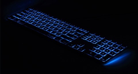Klawiatura aluminiowa Mac podświetlana RGB srebrna Klawiatura aluminiowa Mac podświetlana RGB srebrna